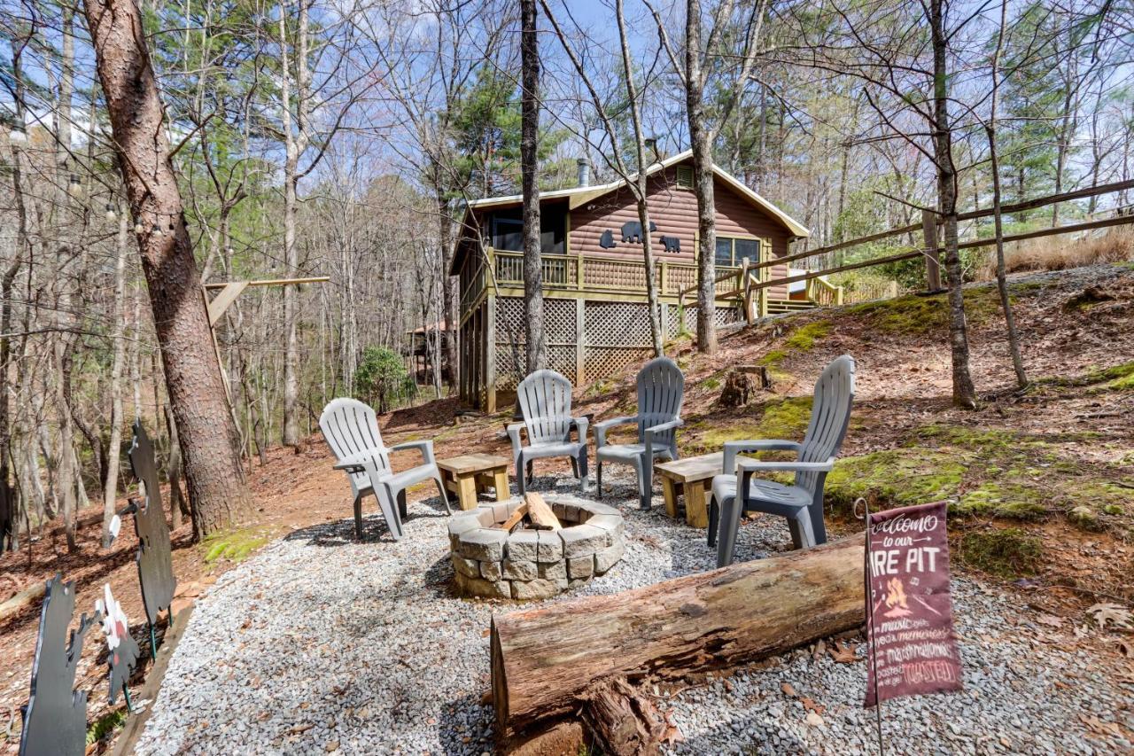 Blue Ridge Cozy Cabin In The Woods With Hot Tub! Dış mekan fotoğraf