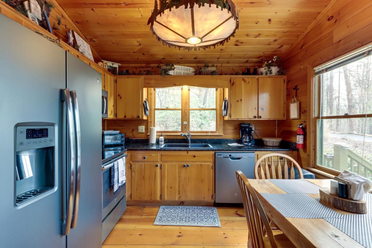 Blue Ridge Cozy Cabin In The Woods With Hot Tub! Dış mekan fotoğraf