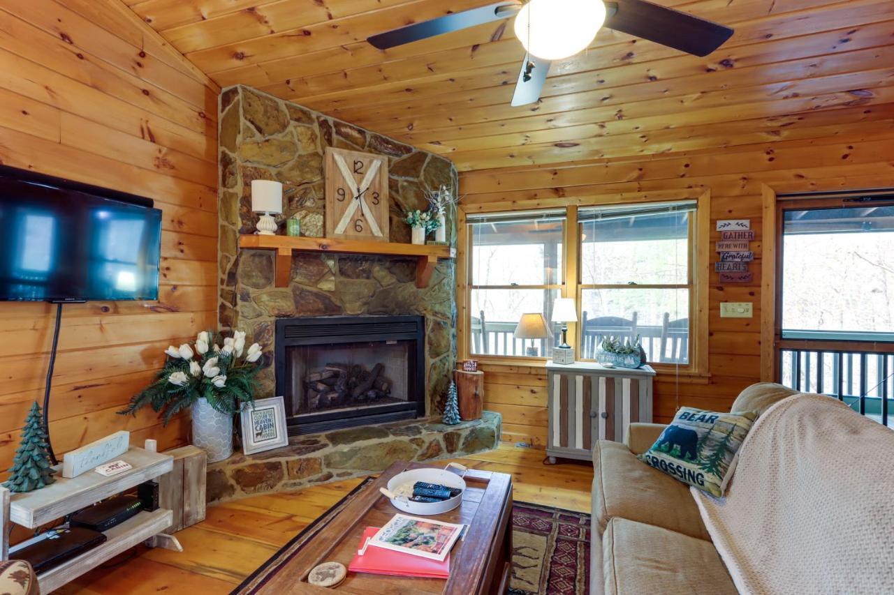 Blue Ridge Cozy Cabin In The Woods With Hot Tub! Dış mekan fotoğraf