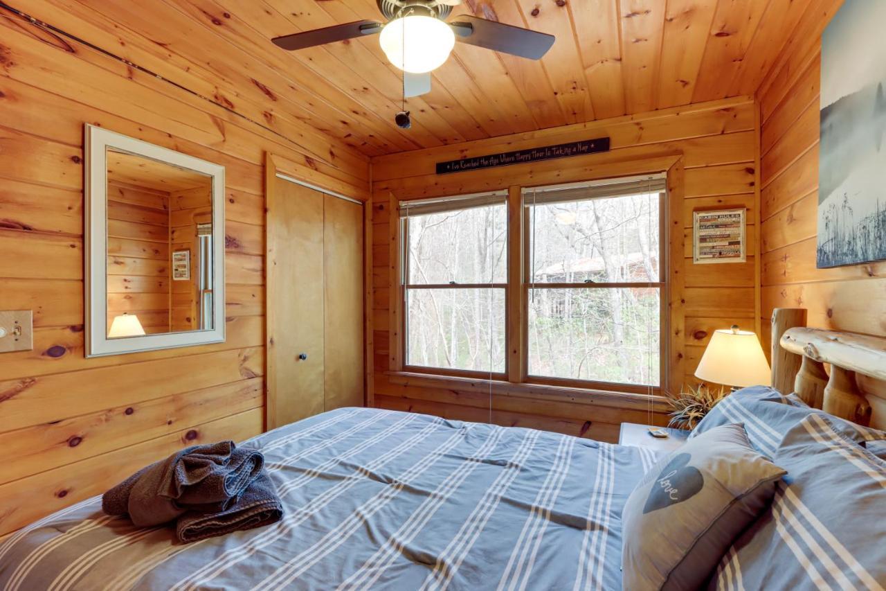 Blue Ridge Cozy Cabin In The Woods With Hot Tub! Dış mekan fotoğraf