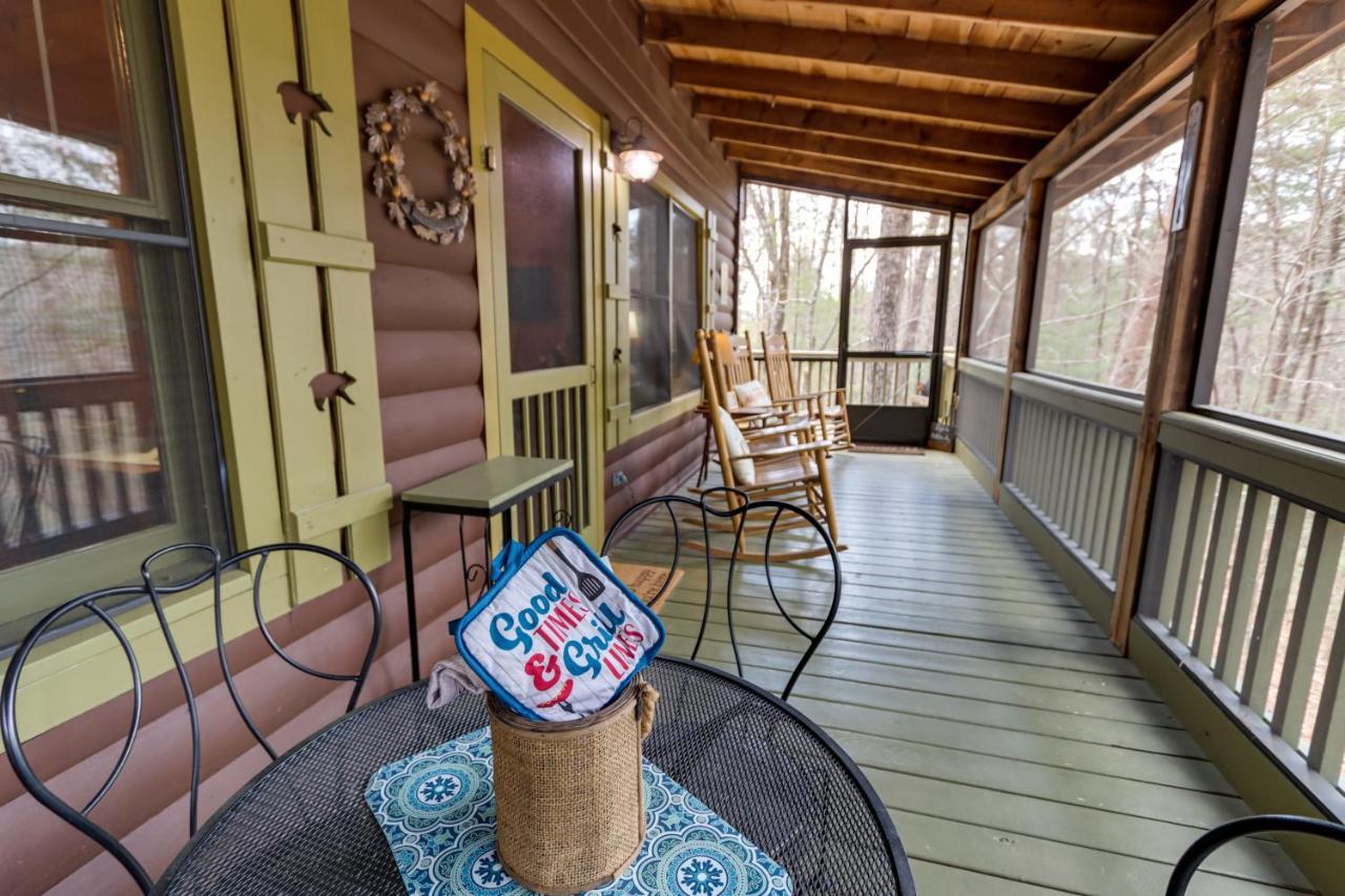 Blue Ridge Cozy Cabin In The Woods With Hot Tub! Dış mekan fotoğraf