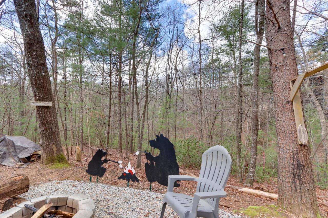 Blue Ridge Cozy Cabin In The Woods With Hot Tub! Dış mekan fotoğraf