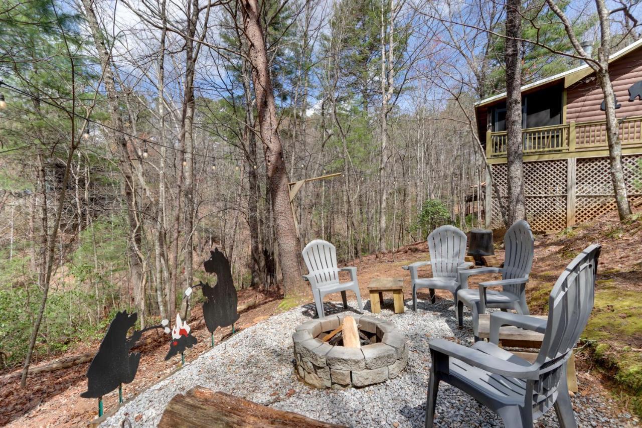Blue Ridge Cozy Cabin In The Woods With Hot Tub! Dış mekan fotoğraf