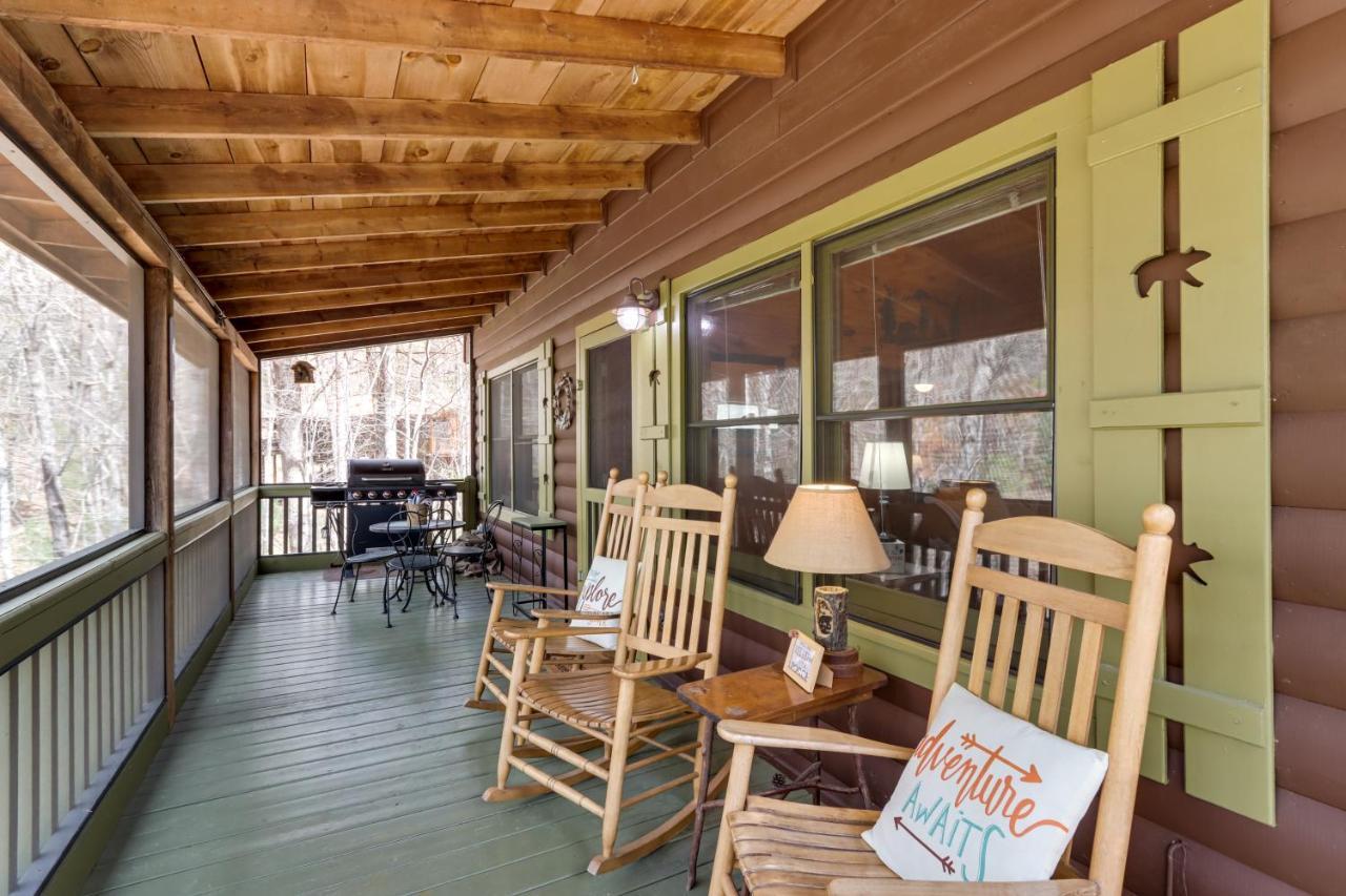 Blue Ridge Cozy Cabin In The Woods With Hot Tub! Dış mekan fotoğraf